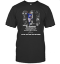 10 Eli Manning Thank You For The Memories Signature T Shirt