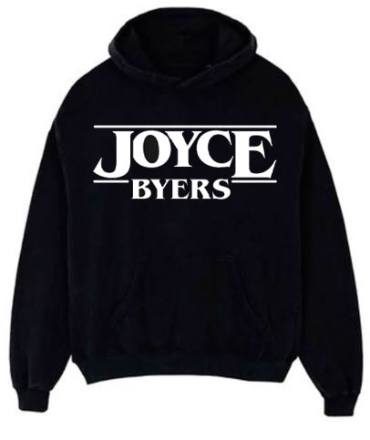 Joyce Byers  Stranger Things Black Hoodie