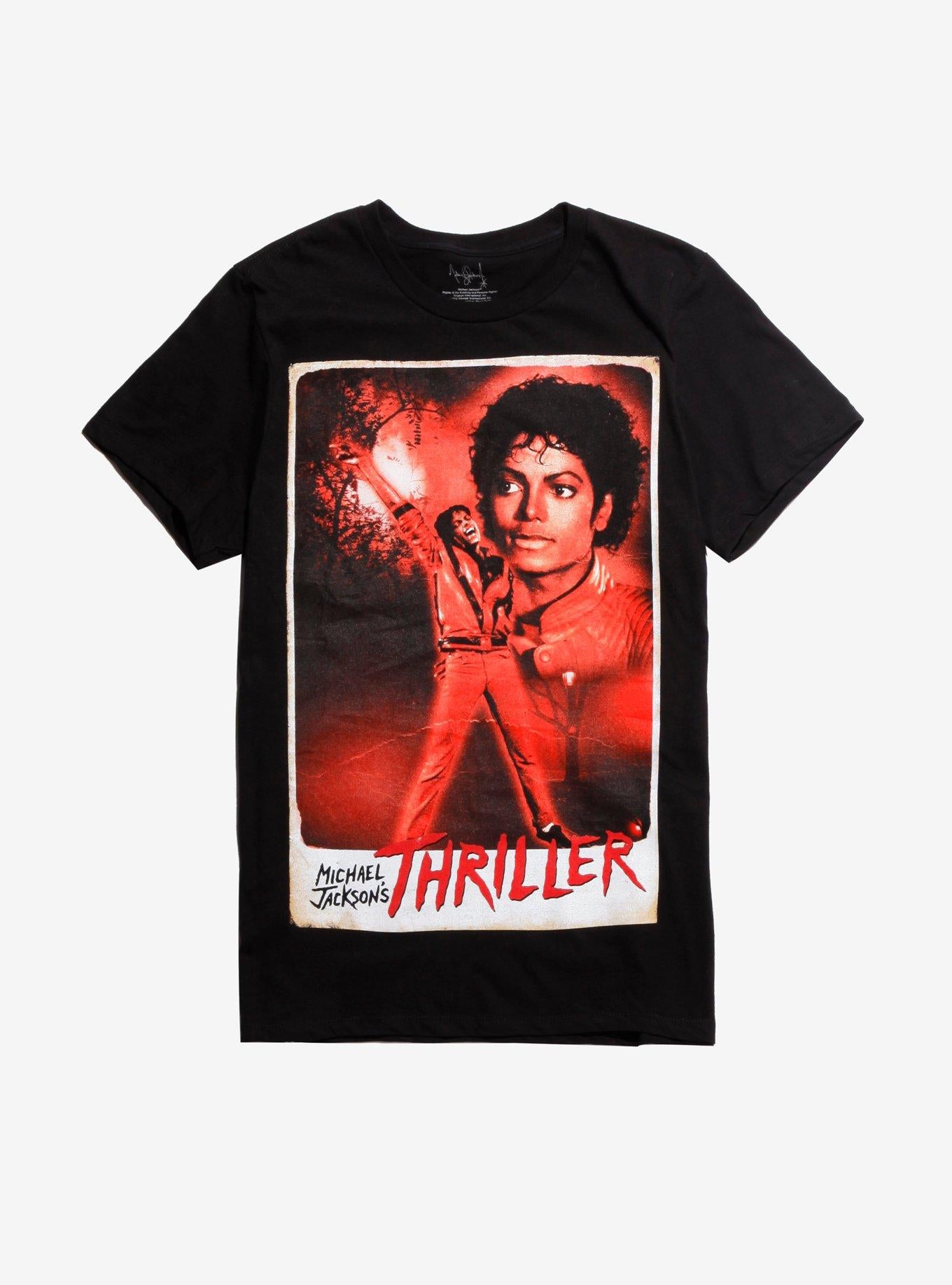 Michael Jackson Thriller Poster T Shirt T Shirt Comfort Fit Graphic Style
