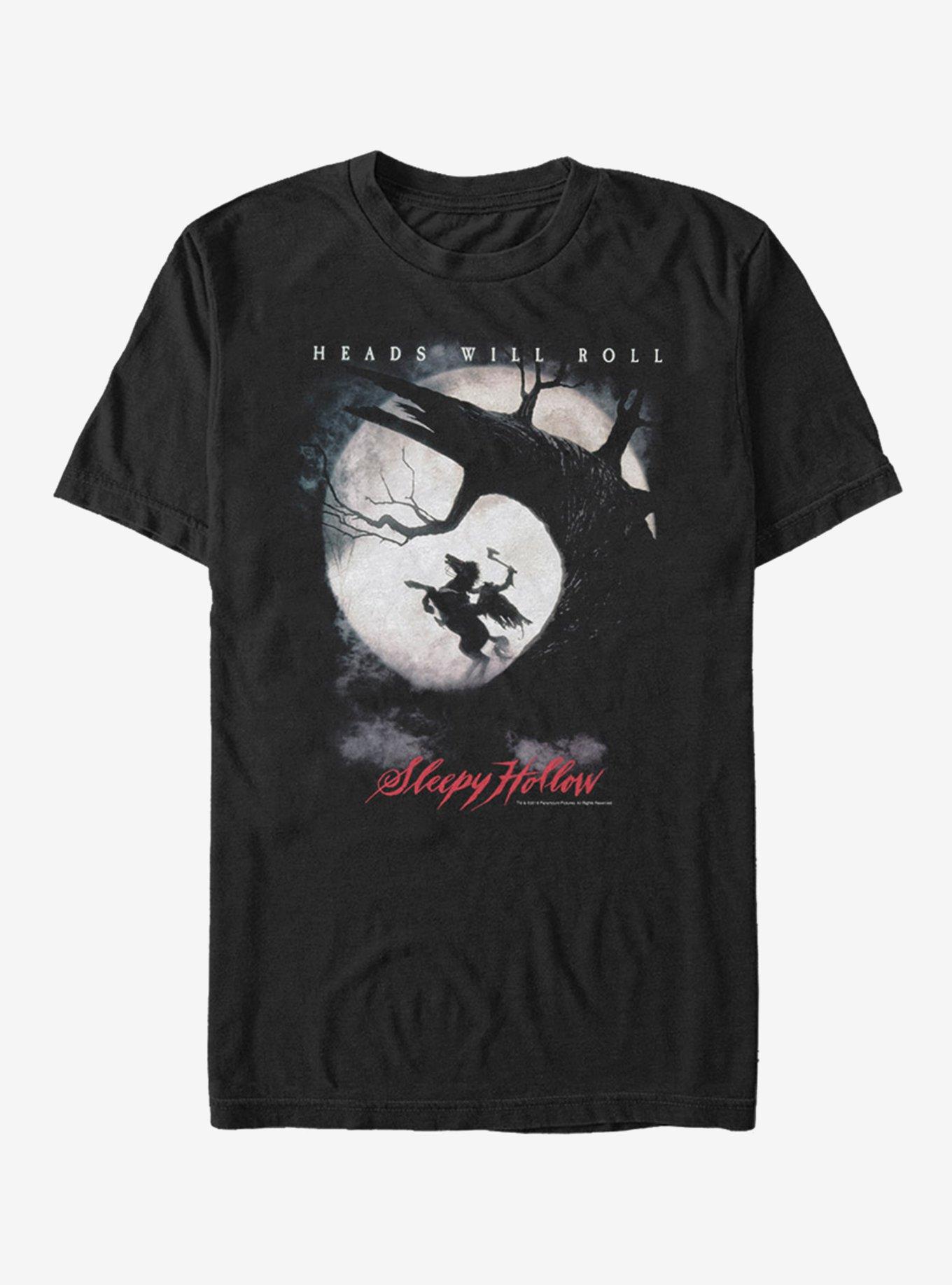 Sleepy Hollow Heads Will Roll T Shirt T Shirt Comfort Fit Graphic Style