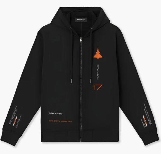 Sqdn 17 Rafale Zipper Hoodie