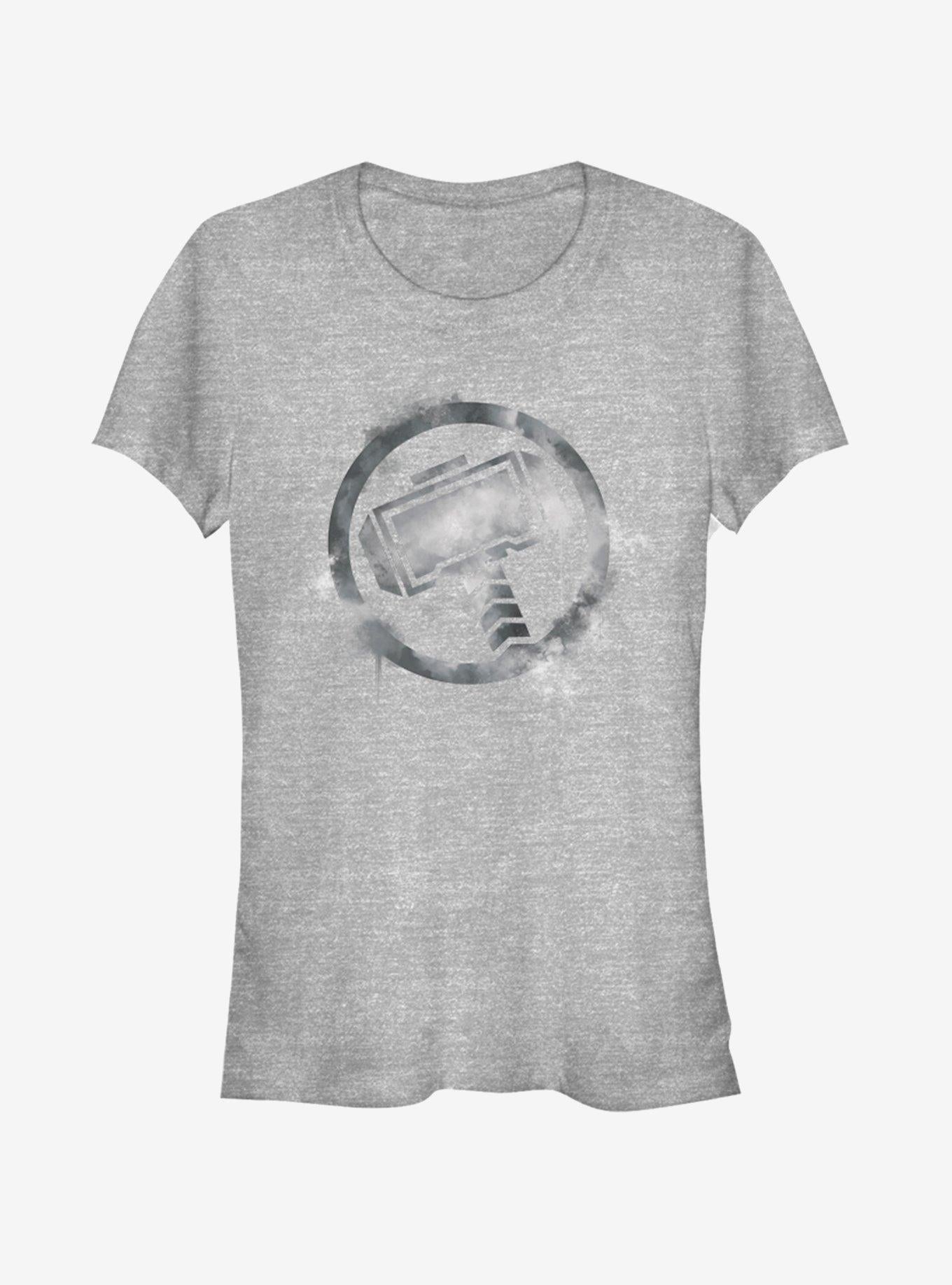 Avengers Endgame Thor Spray Logo Girls Heathered T Shirt T Shirt Premium Print Modern Aesthetic
