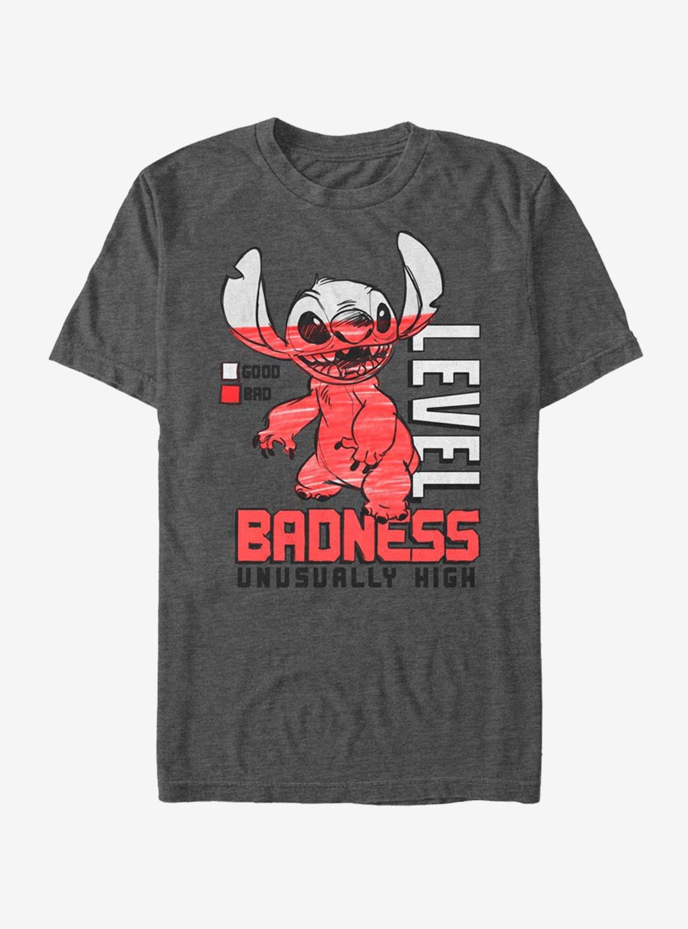 Lilo Stitch Badness Level T Shirt T Shirt Trending US Fan Art Style