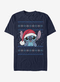 Lilo Stitch Holiday Stitch Wearing Santa Hat T Shirt T Shirt Trending US Fan Art Style