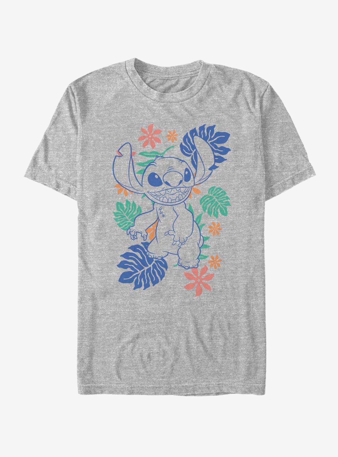 Lilo Stitch Retro Tropical Tonal Stitch T Shirt T Shirt Trending US Fan Art Style
