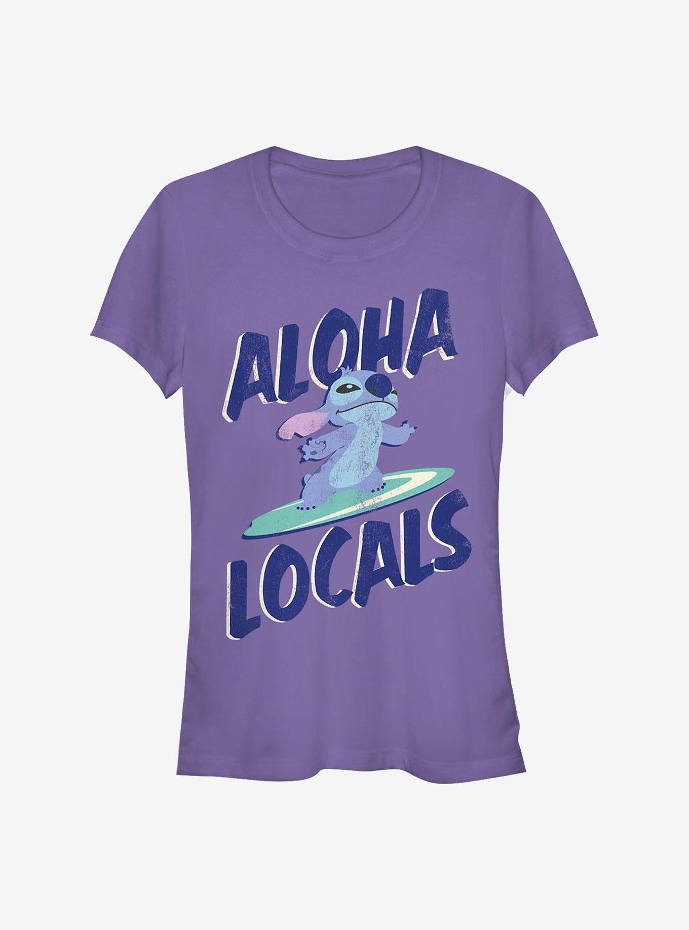 Lilo Stitch Aloha Locals Stitch Girls T Shirt T Shirt Trending US Fan Art Style