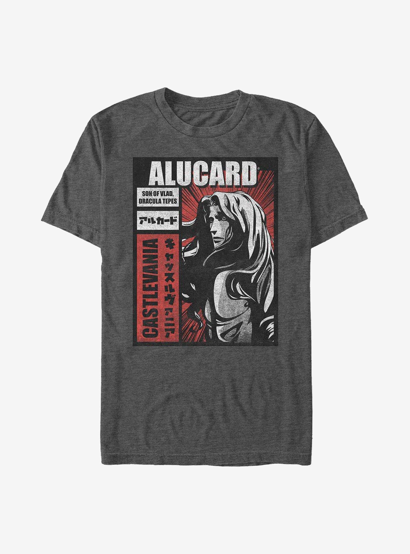 Castlevania Alucard Kanji T Shirt T Shirt Premium Print Graphic Style