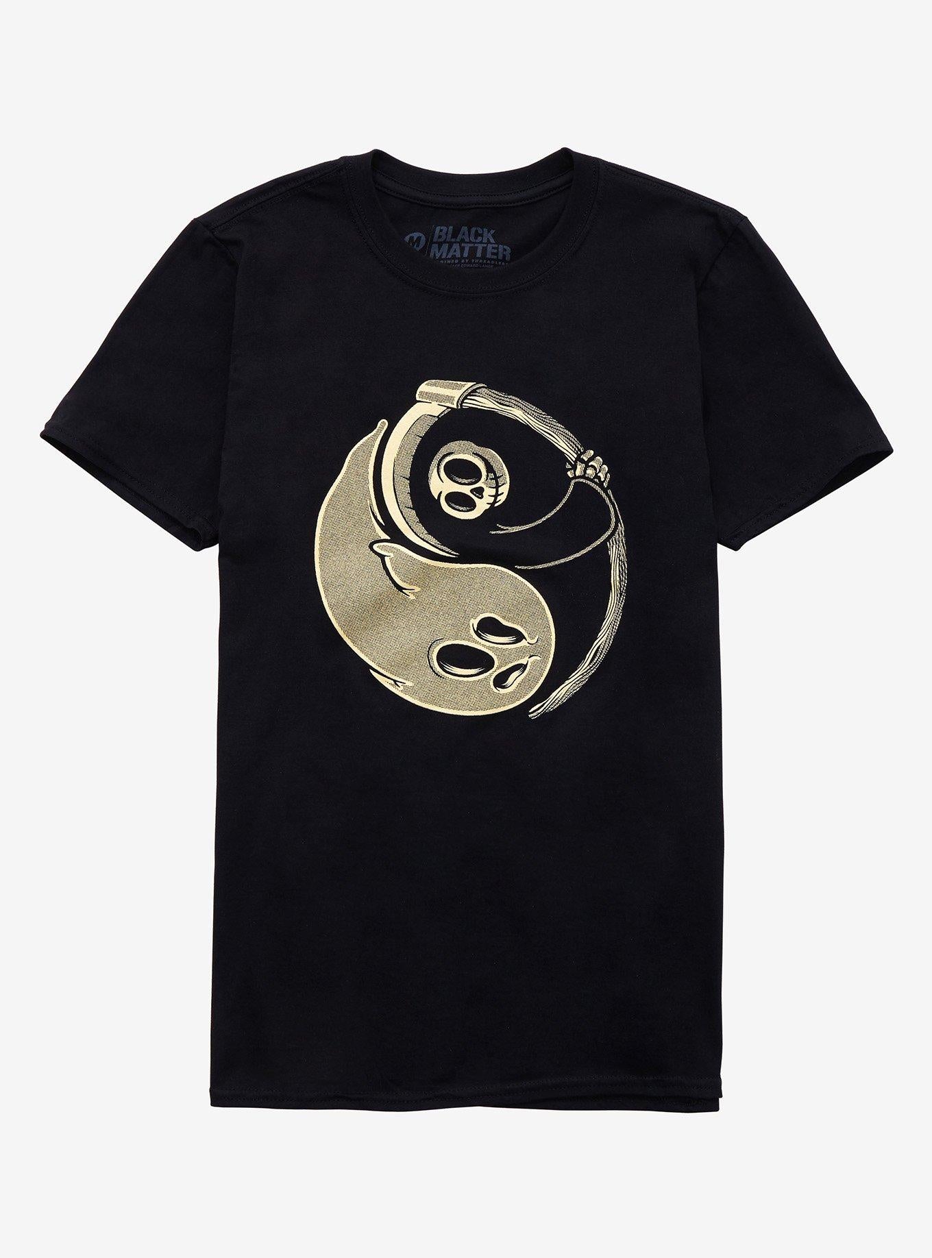Yin Yang Ghost Reaper T Shirt By Jake Edward Lange T Shirt Comfort Fit Daily Wear