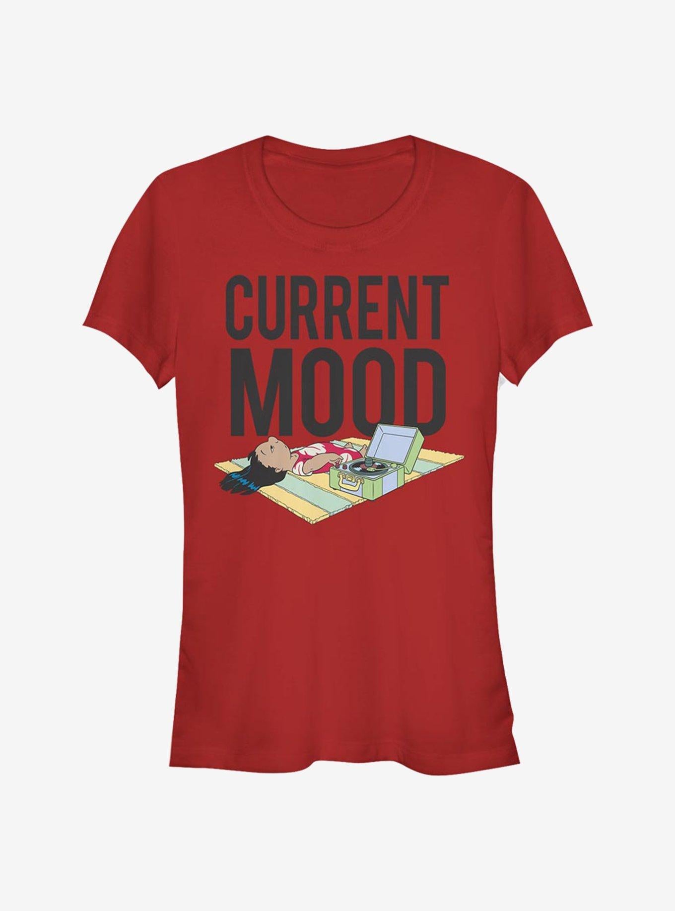 Lilo Stitch Current Mood Lilo Girls T Shirt T Shirt Trending US Fan Art Style