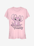Lilo Stitch Fluffy Angel Girls T Shirt T Shirt Comfort Fit Gift Ready