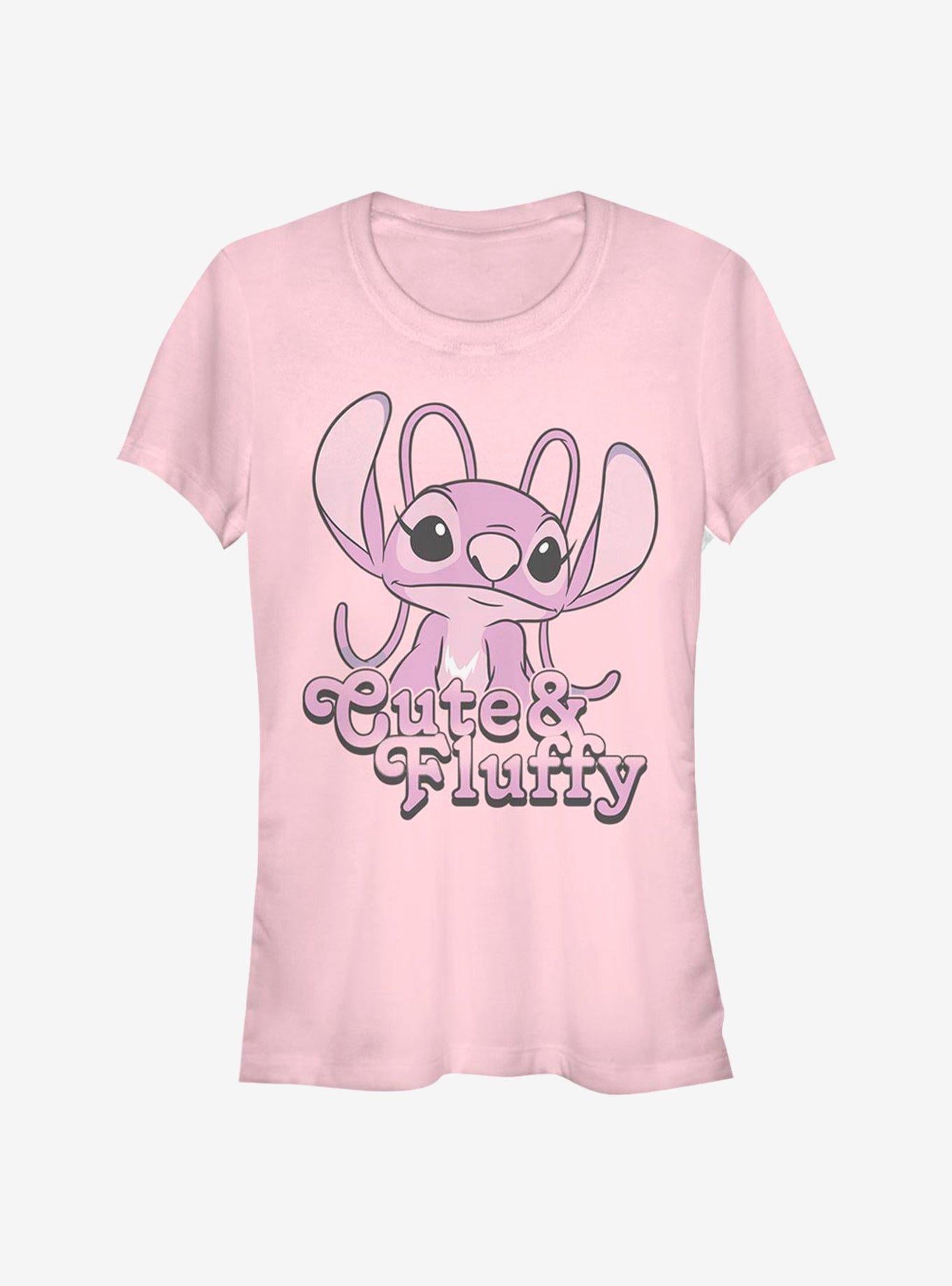 Lilo Stitch Fluffy Angel Girls T Shirt T Shirt Comfort Fit Gift Ready