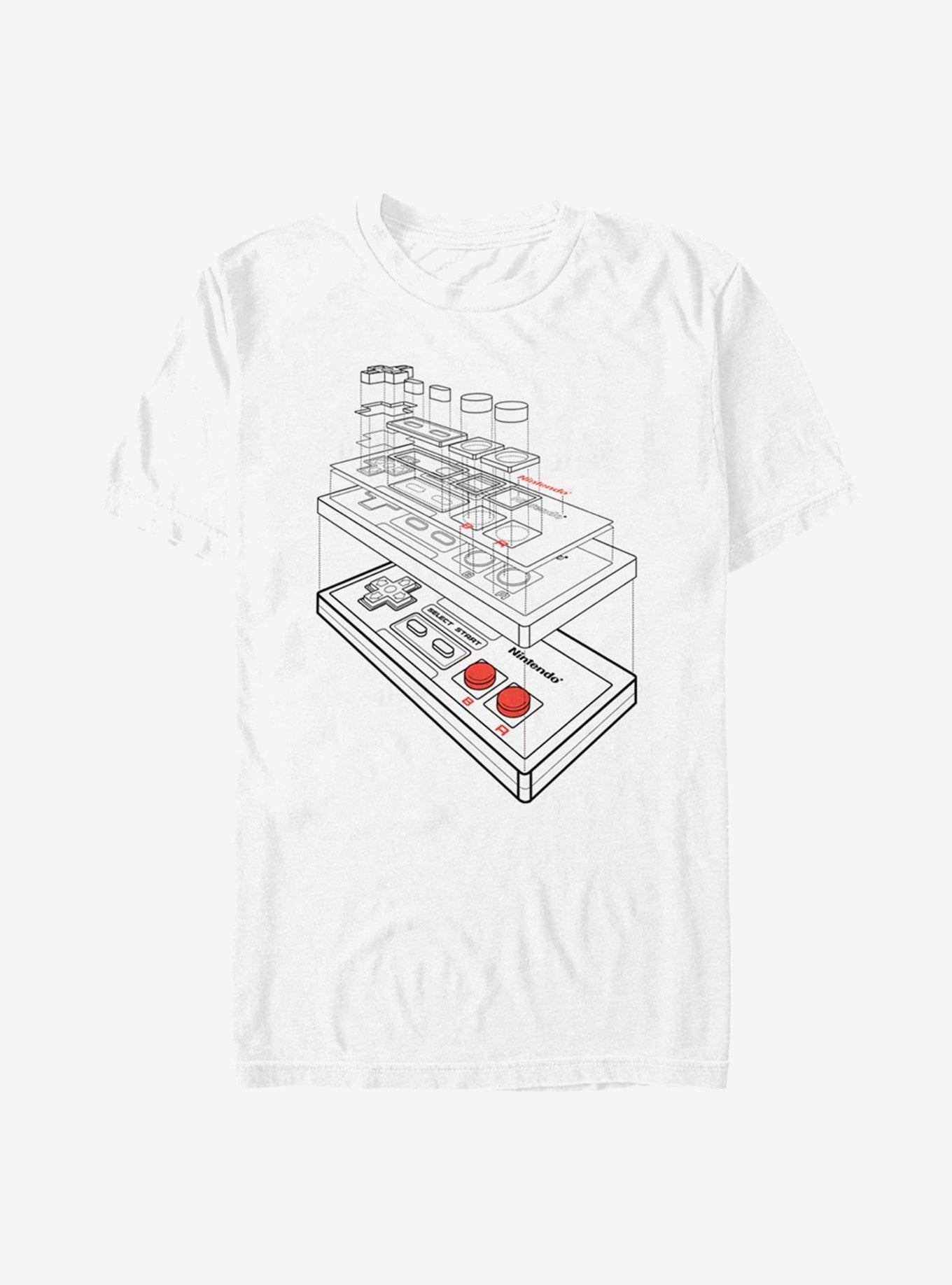 Essential Controller Schematic T Shirt T Shirt High Search Demand Esports Vibe