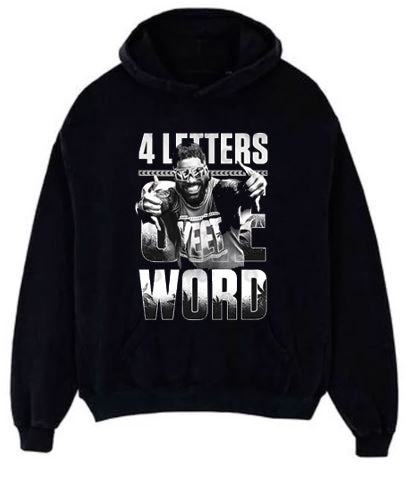 Jey Uso Four Letters One Word Hoodie