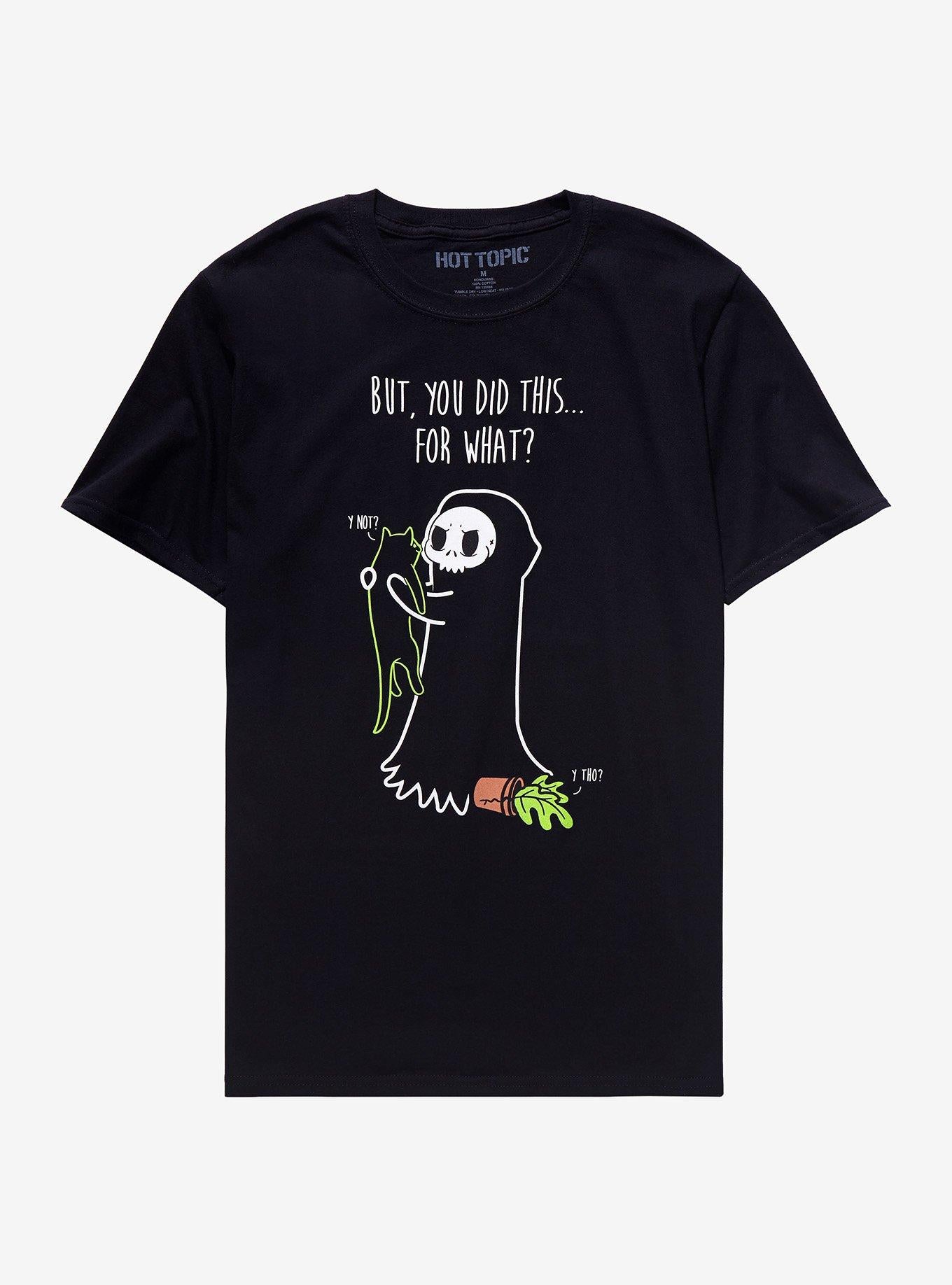 Reaper Cat You Did This T Shirt T Shirt Viral TikTok Gamer Style
