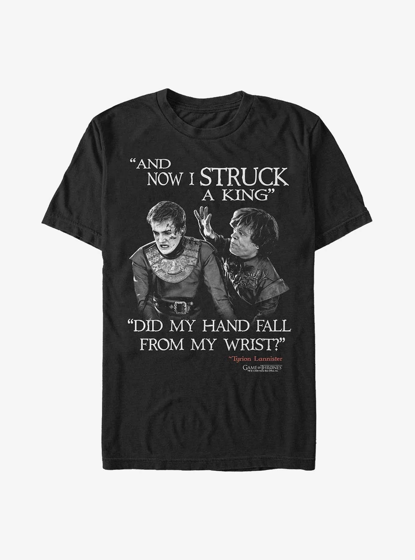 Game Thrones Tyrion Joffrey Struck A King T Shirt T Shirt Viral TikTok Gift Ready