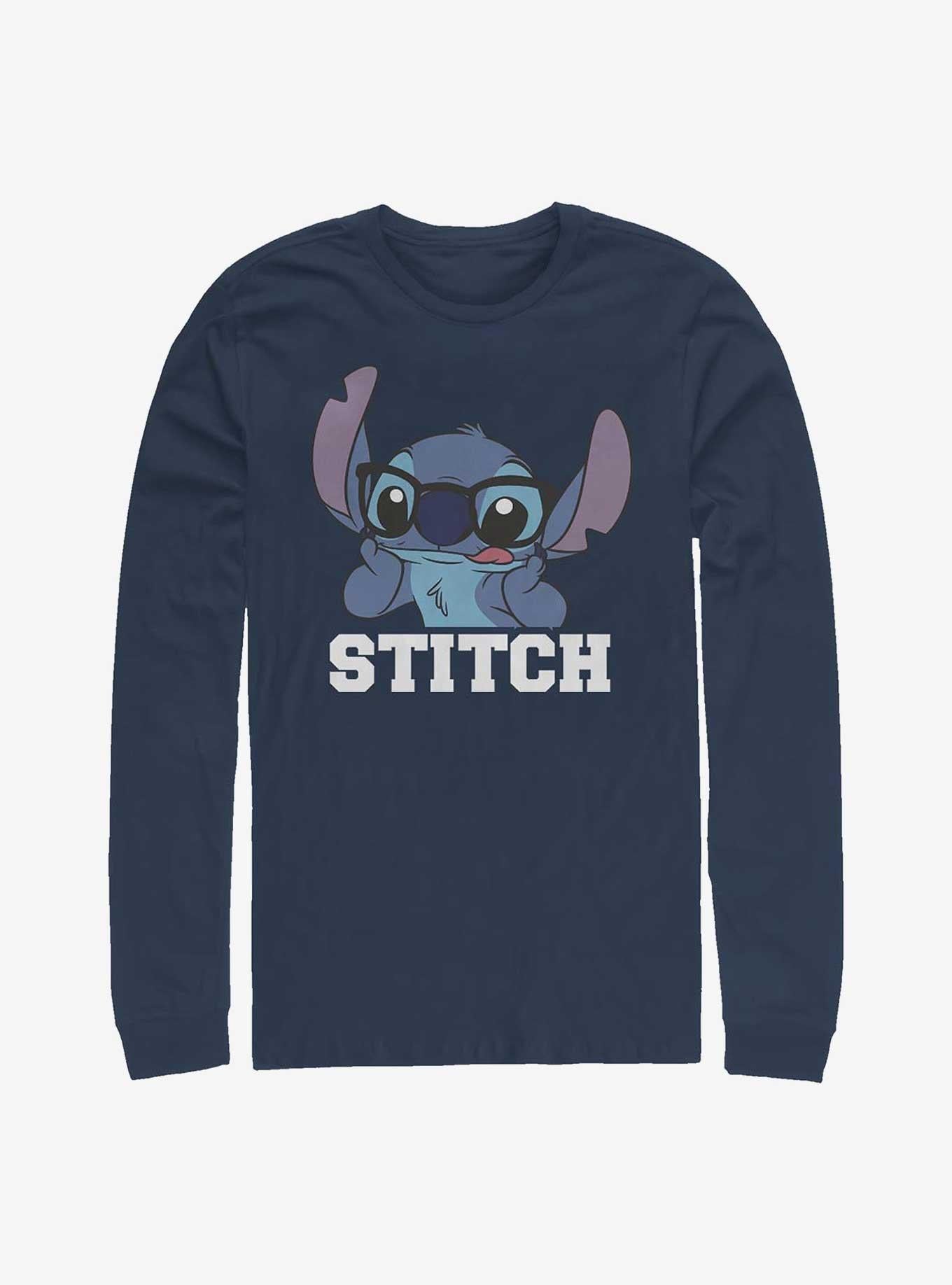 Lilo Stitch Tongue Out Long Sleeve T Shirt Long Sleeve T Shirt Trending US Fan Art Style