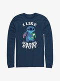 Lilo Stitch I Like Gross Stuff Stitch Long Sleeve T Shirt Long Sleeve T Shirt High Search Demand Bold Graphic