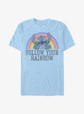 Lilo Stitch Follow Your Rainbow T Shirt T Shirt Streetwear Style Modern Aesthetic