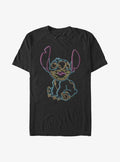 Lilo Stitch Outline T Shirt T Shirt Premium Print Daily Wear
