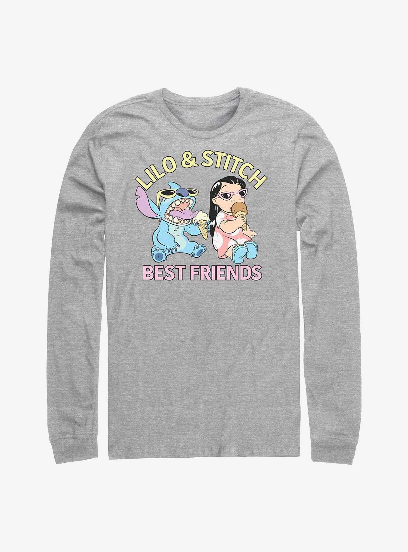 Lilo Stitch Best Friends Long Sleeve T Shirt Long Sleeve T Shirt Streetwear Style Modern Aesthetic