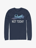 Lilo Stitch Not Today Long Sleeve T Shirt Long Sleeve T Shirt Trending US Fan Art Style
