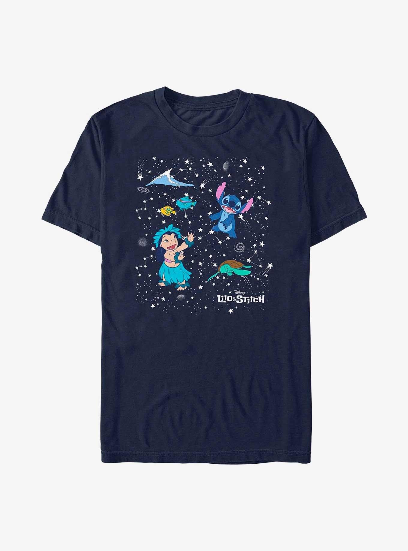 Lilo Stitch Constellation T Shirt T Shirt Streetwear Style Modern Aesthetic