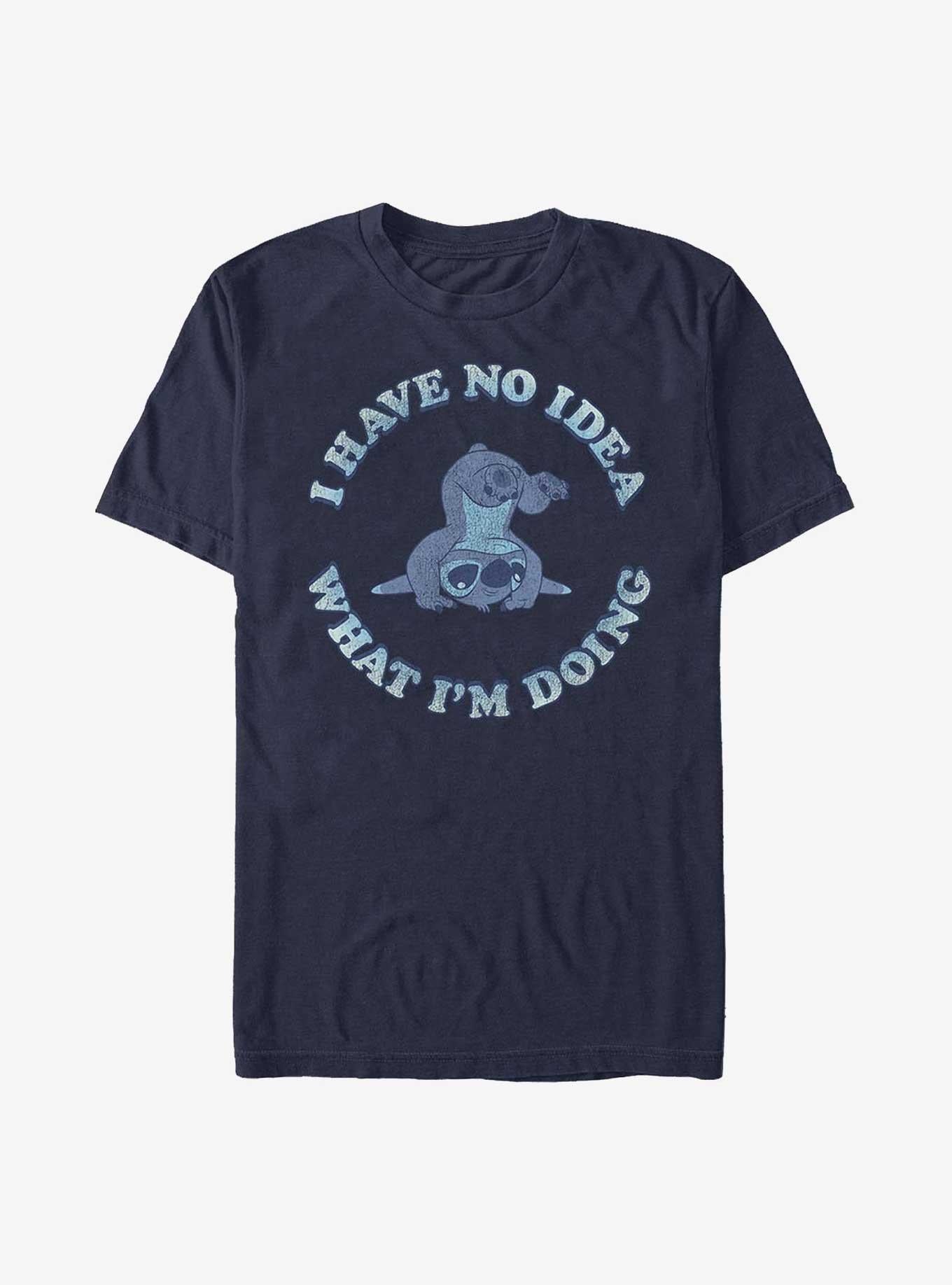 Lilo Stitch No Idea T Shirt T Shirt Streetwear Style Modern Aesthetic