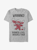 Lilo Stitch Warning Drawing Sitch T Shirt T Shirt Trending US Fan Art Style