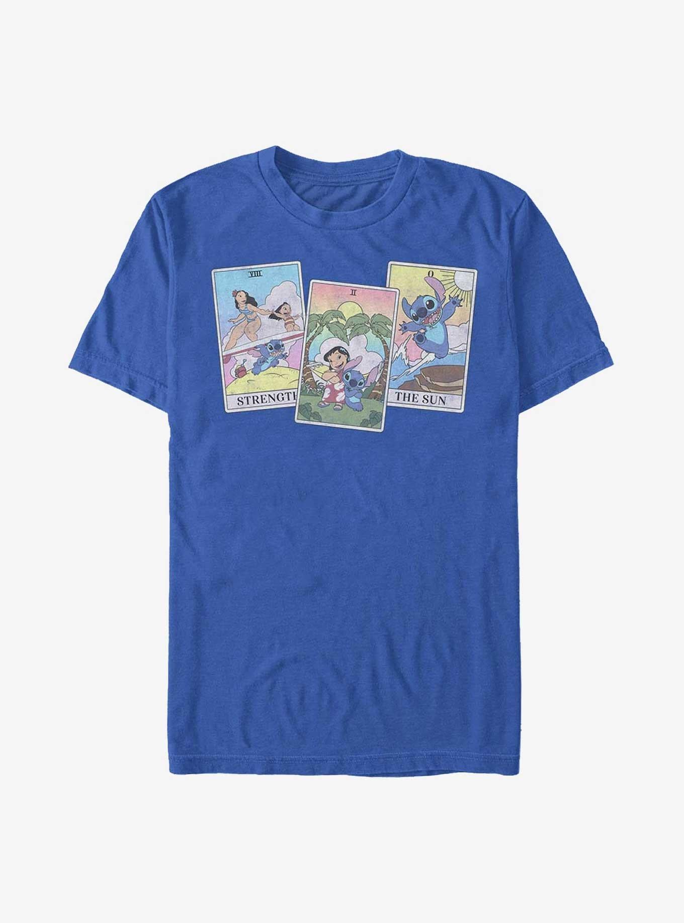 Lilo Stitch Tarot Cards T Shirt T Shirt Premium Print Daily Wear