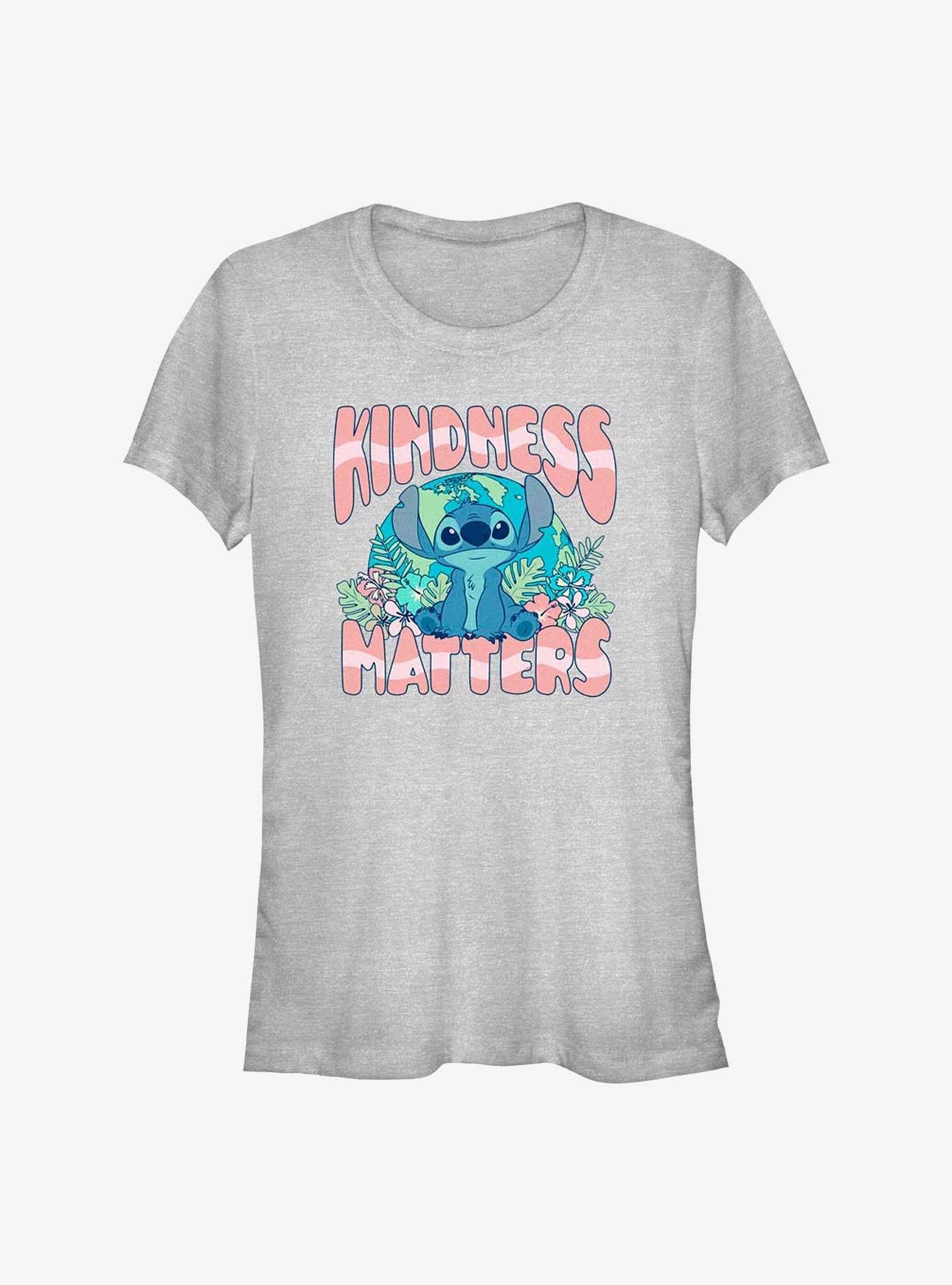 Lilo Stich Stitch Kindness Girls T Shirt T Shirt Streetwear Style Modern Aesthetic