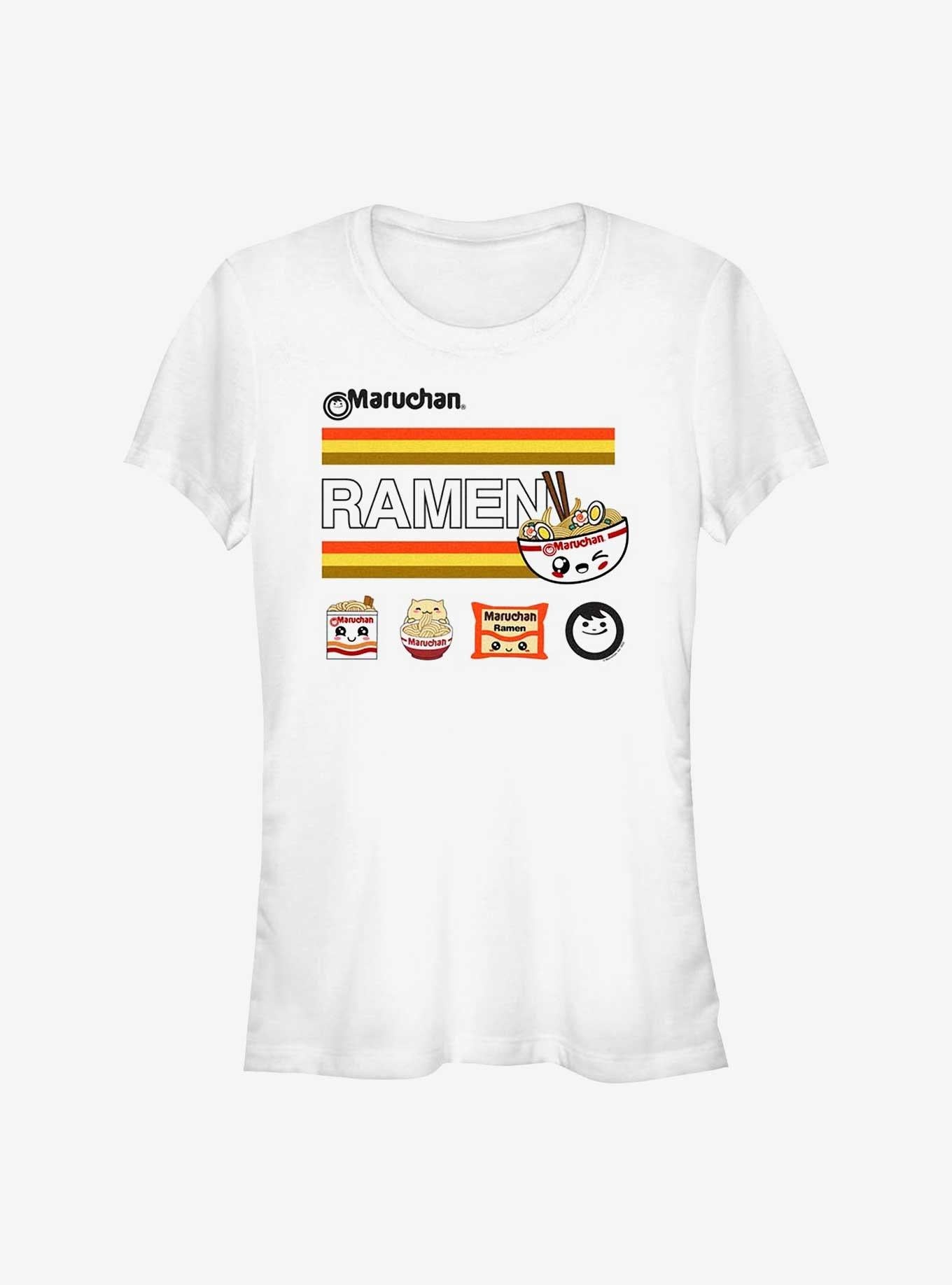 Maruchan Anime 2 Girls T Shirt T Shirt Streetwear Style Urban Look