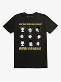 Hands Off Eizouken Black Face Poses T Shirt T Shirt High Search Demand Daily Wear