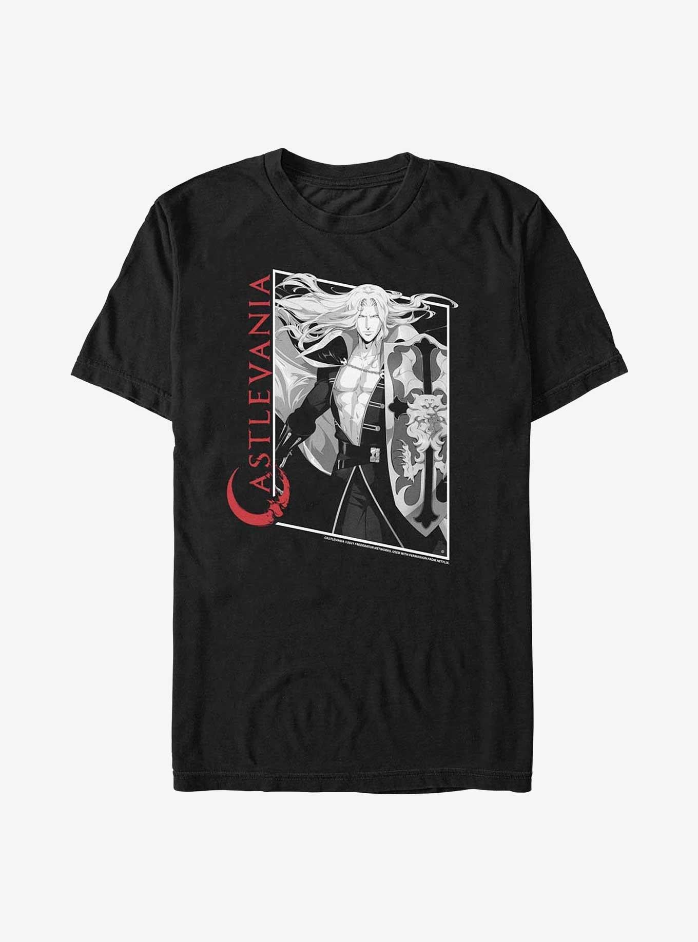 Castlevania Alucard Shield T Shirt T Shirt Viral TikTok Gamer Style