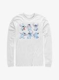 Lilo Stitch Faces Of Stitch Long Sleeve T Shirt Long Sleeve T Shirt Trending US Fan Art Style