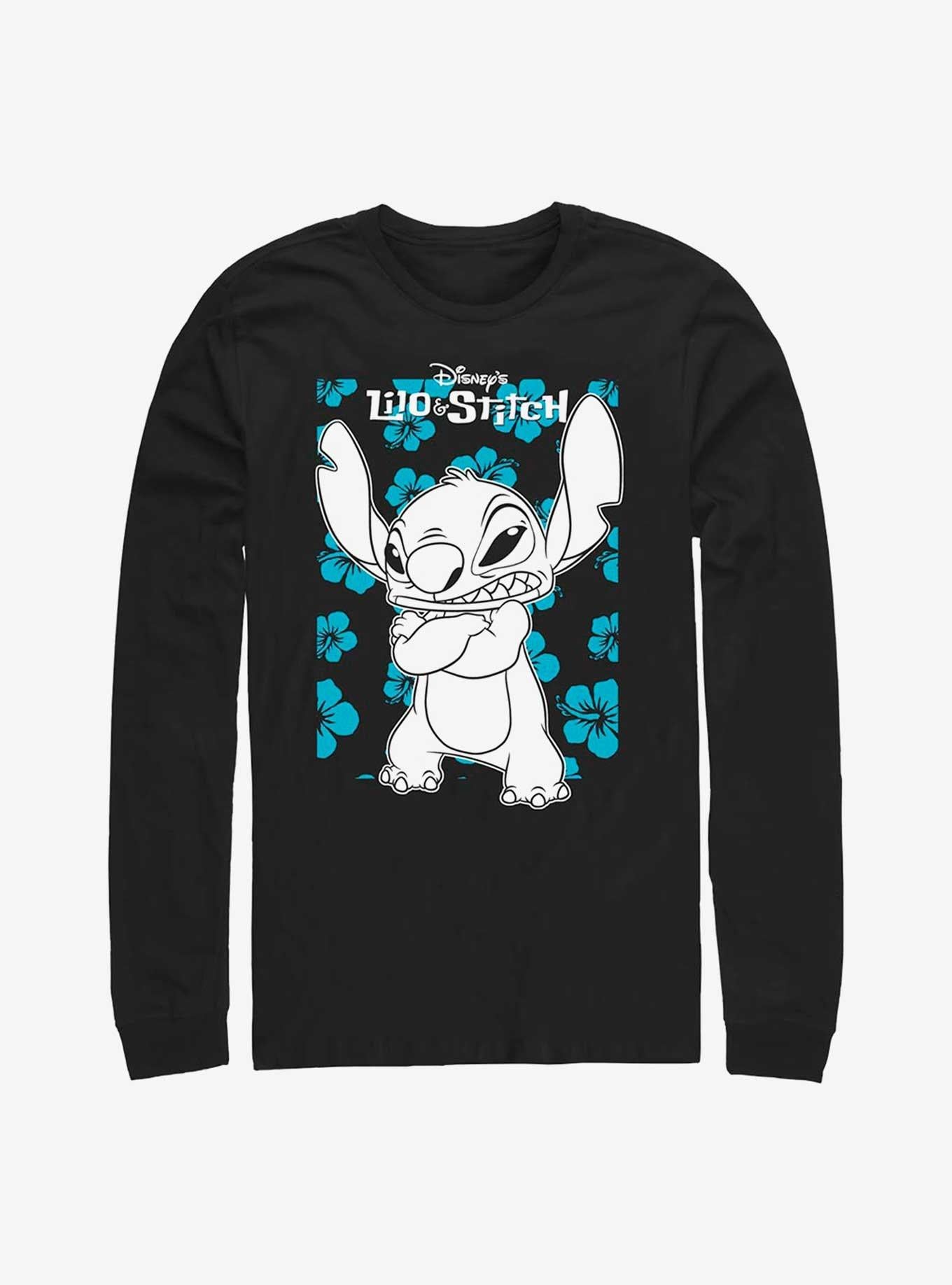 Lilo Stitch Grumpy Stitch Long Sleeve T Shirt Long Sleeve T Shirt Comfort Fit Gift Ready