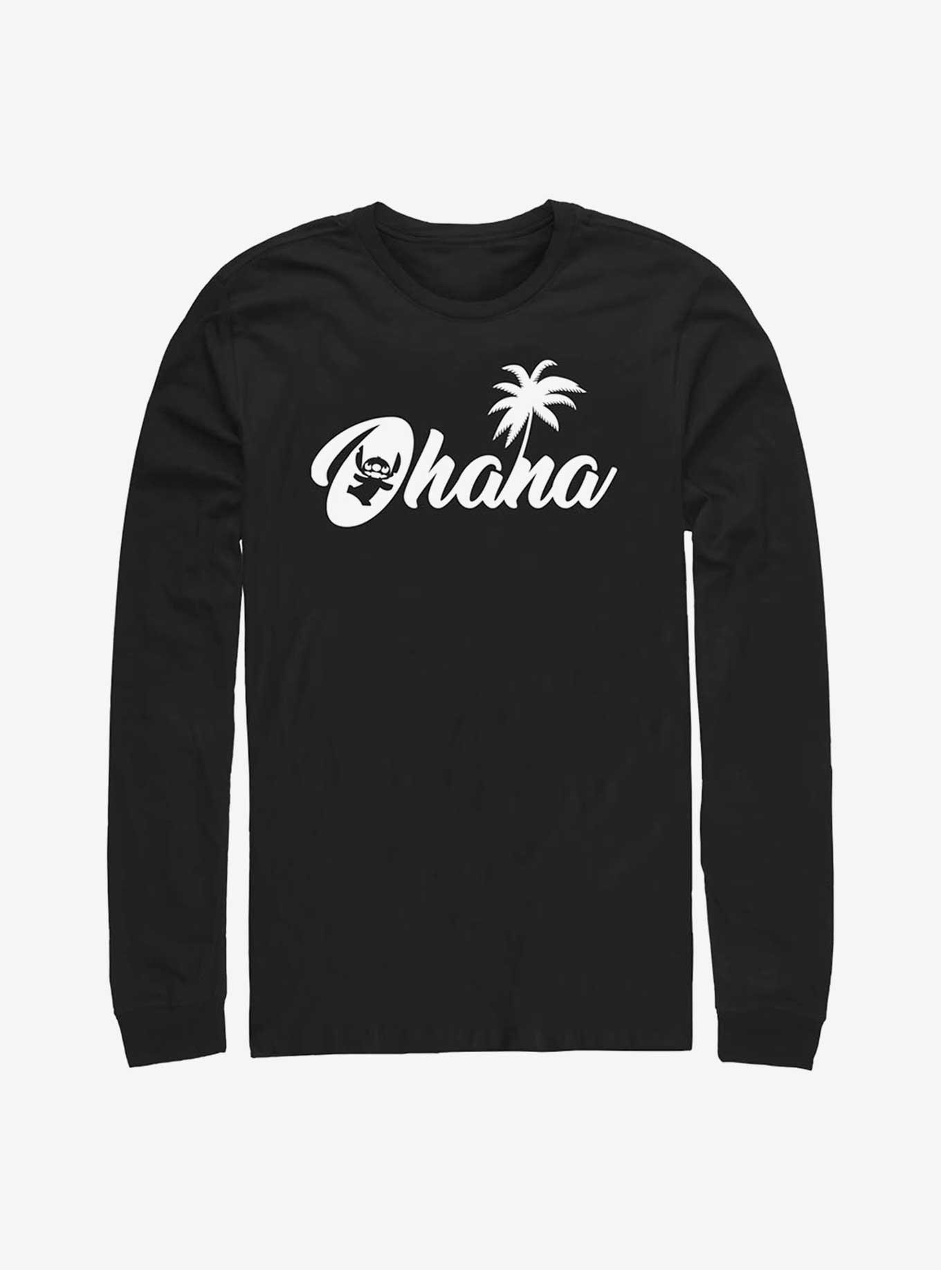 Lilo Stitch Ohana Long Sleeve T Shirt Long Sleeve T Shirt Trending US Fan Art Style