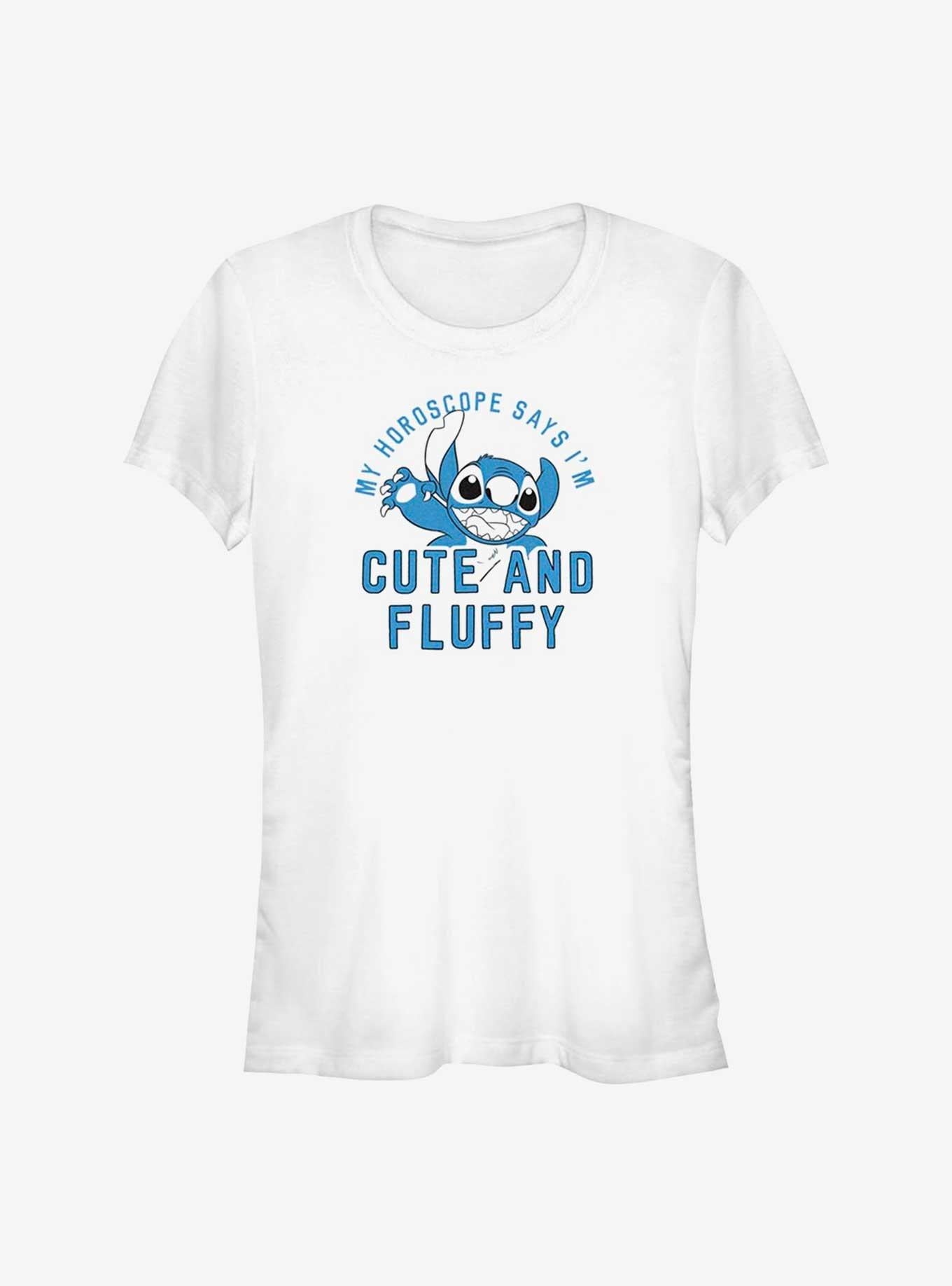 Lilo Stitch Fluffy And Cute Horoscope Girls T Shirt T Shirt High Search Demand Bold Graphic