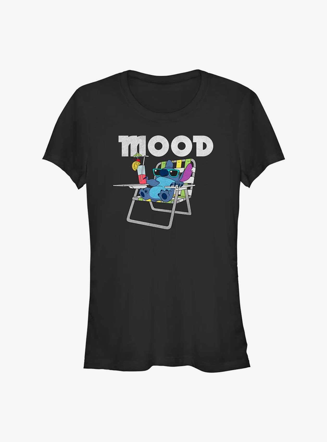 Lilo Stitch Mood Girls T Shirt T Shirt High Search Demand Bold Graphic