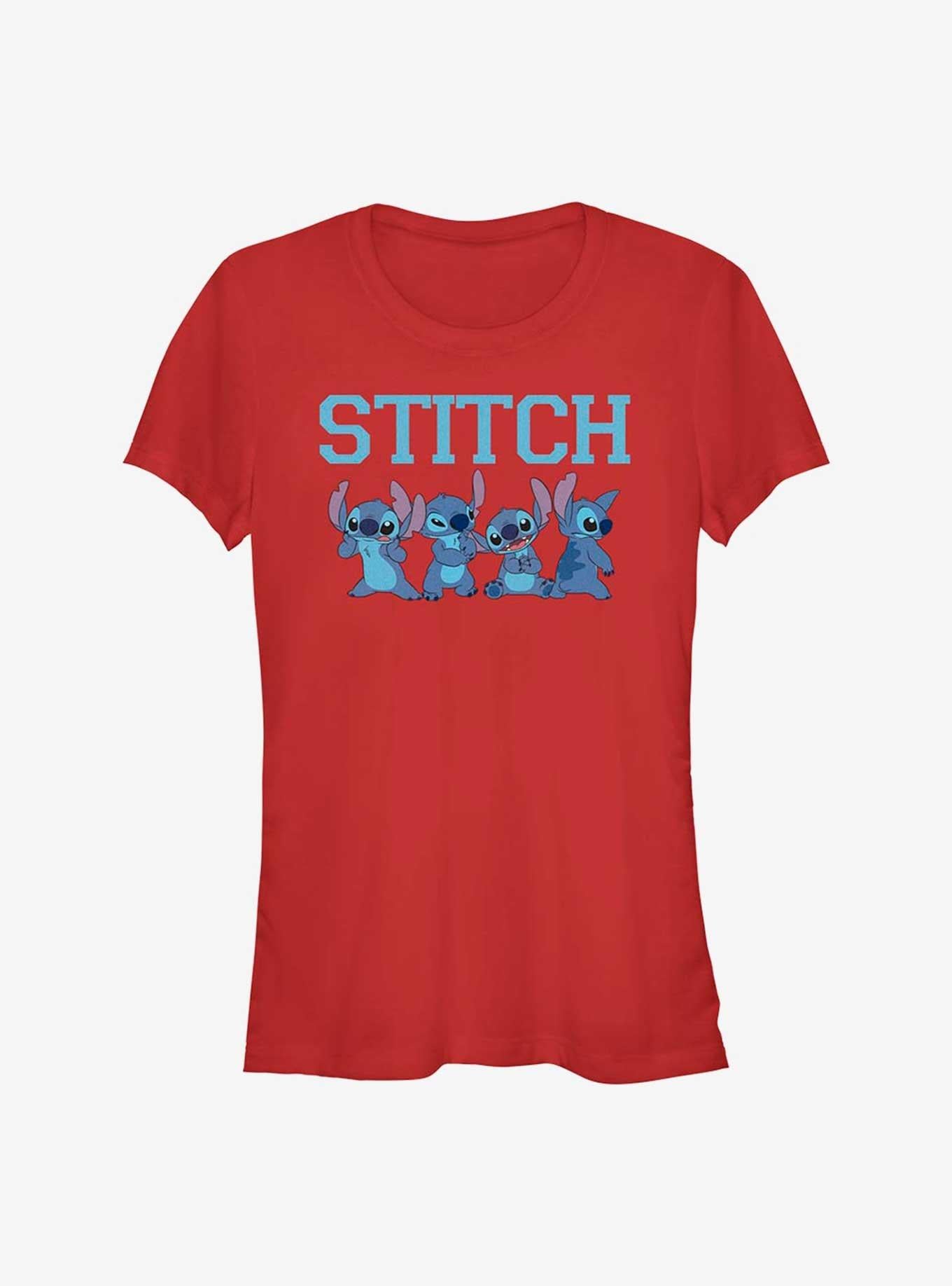 Lilo Stitch Multiple Moods Girls T Shirt T Shirt Streetwear Style Modern Aesthetic