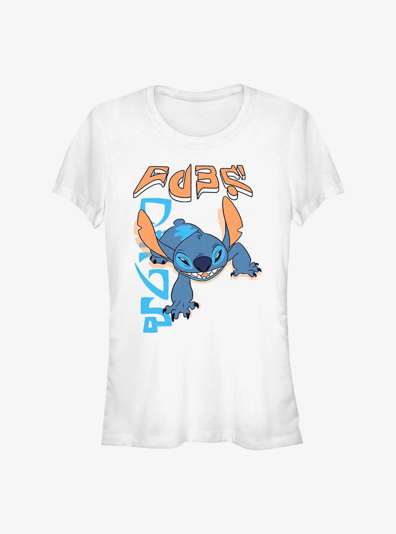 Lilo Stitch Crawl Girls T Shirt T Shirt Streetwear Style Modern Aesthetic
