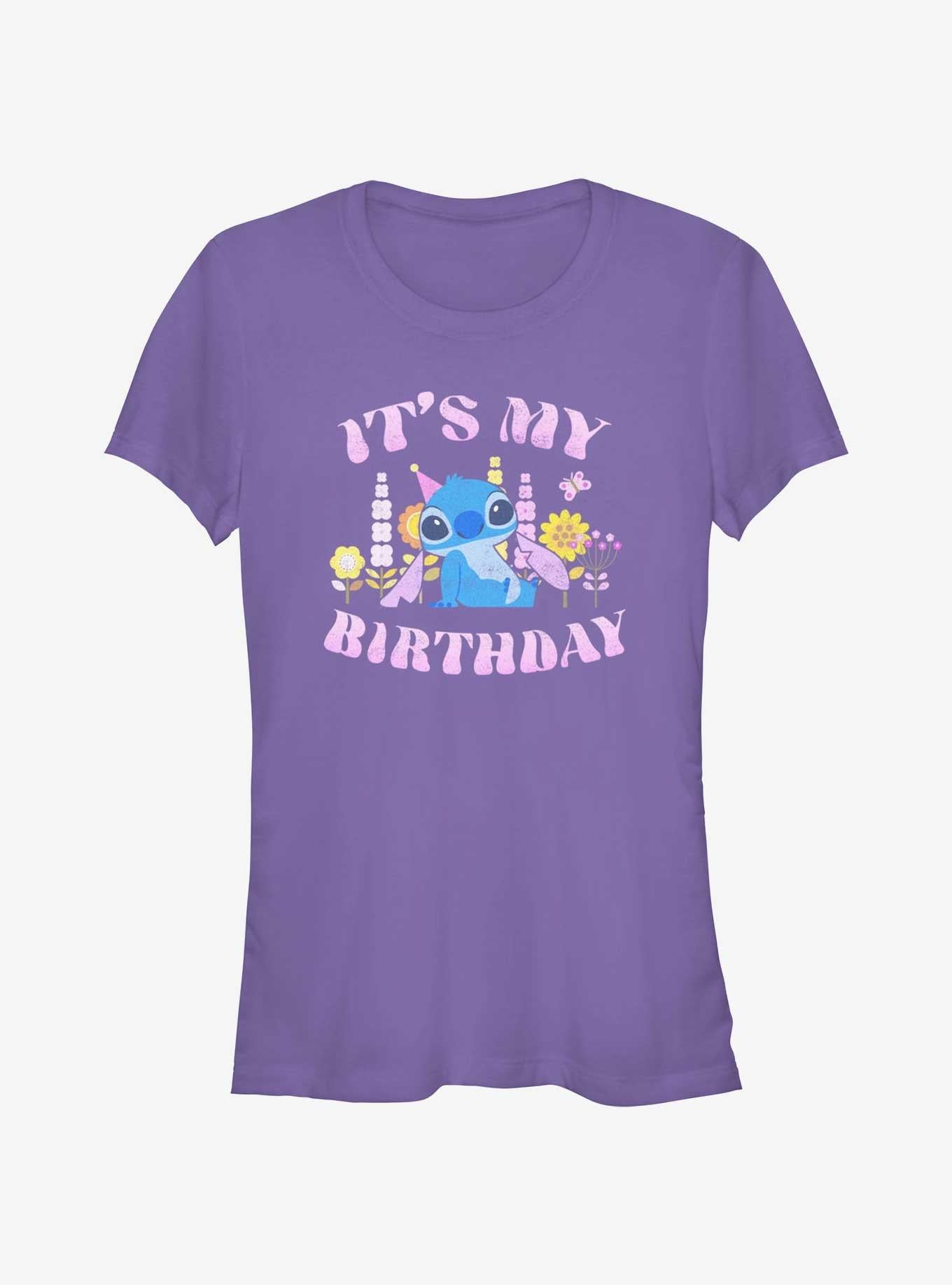 Lilo Stitch It s My Birthday Girls T Shirt T Shirt High Search Demand Bold Graphic