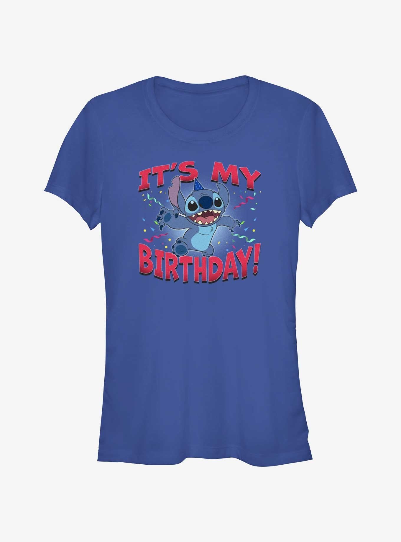 Lilo Stitch It s My Birthday Girls T Shirt T Shirt Trending US Fan Art Style