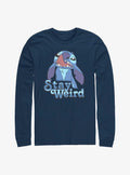 Lilo Stitch Stay Weird Long Sleeve T Shirt Long Sleeve T Shirt High Search Demand Bold Graphic