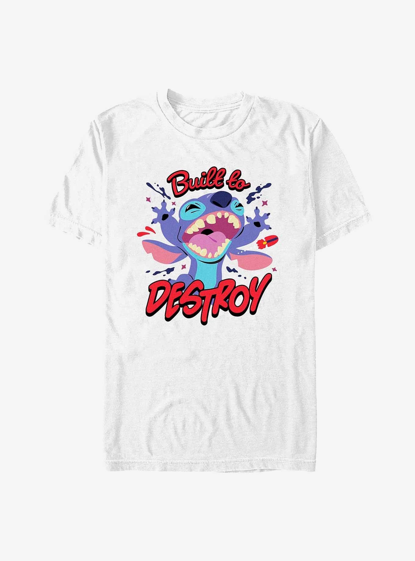 Lilo Stitch Built To Destroy T Shirt T Shirt Streetwear Style Modern Aesthetic