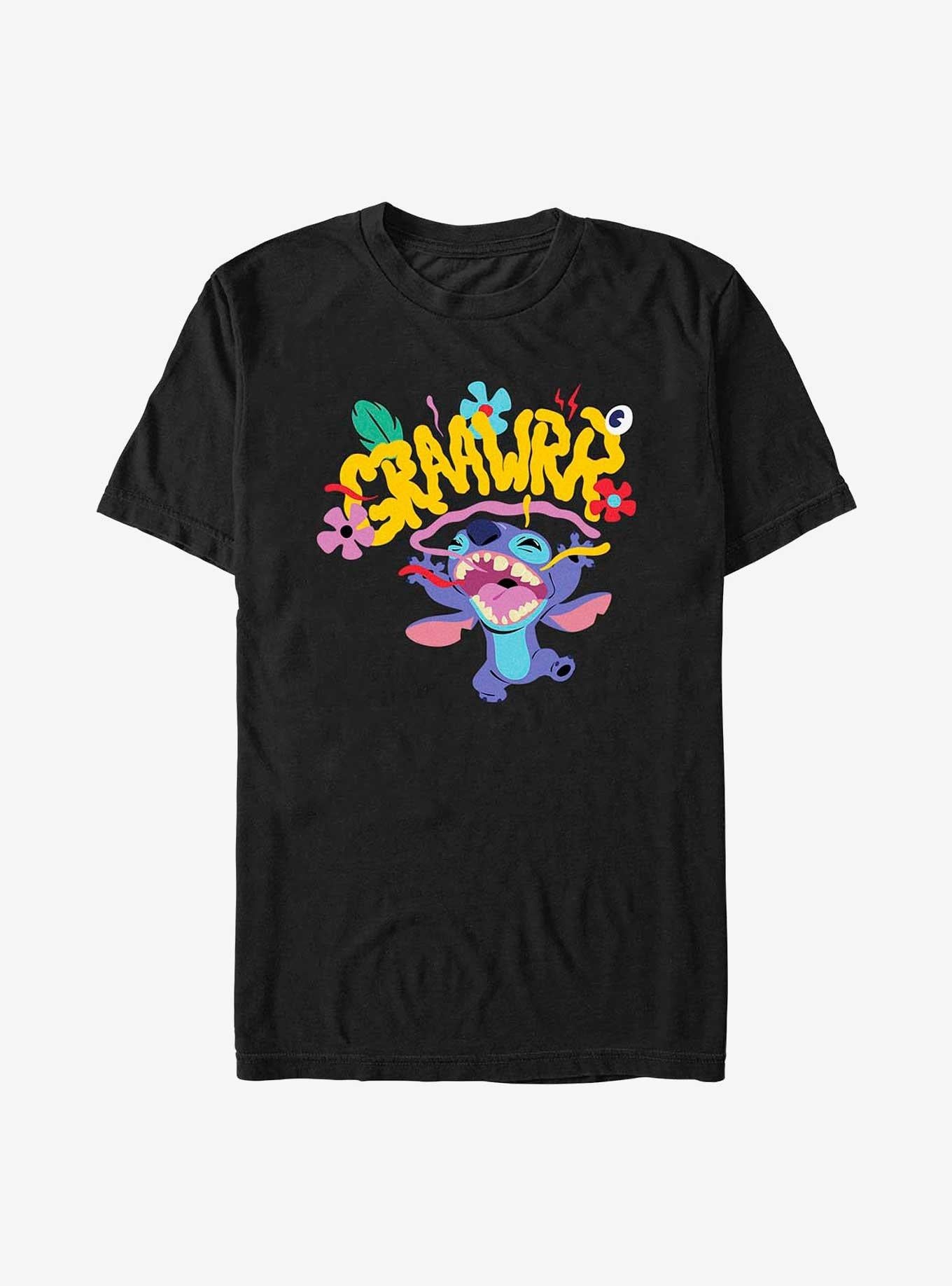 Lilo Stitch Graawrr T Shirt T Shirt Premium Print Daily Wear