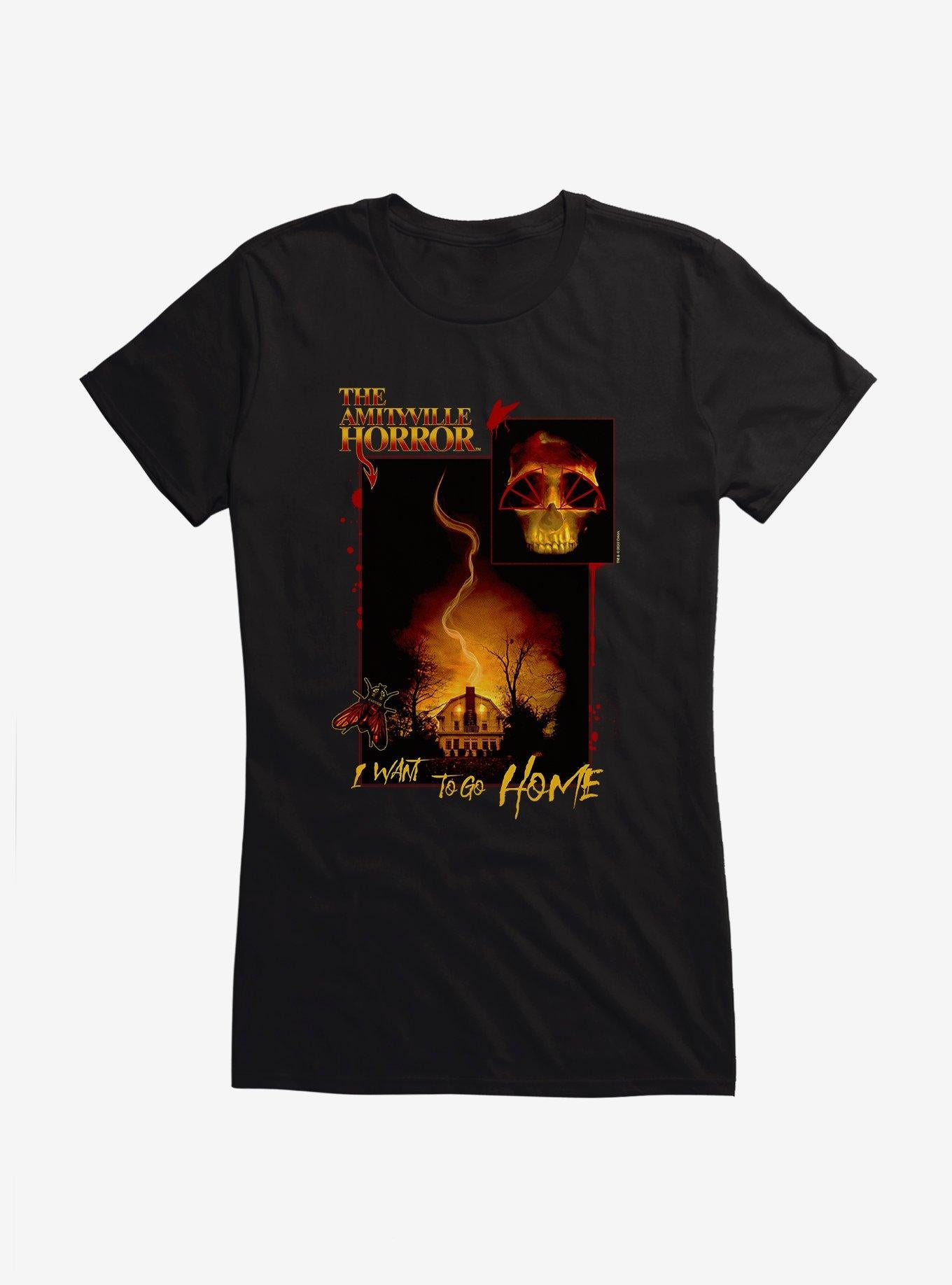 The Amityville Horror I Want To Go Home Girls T Shirt T Shirt High Search Demand Modern Aesthetic