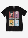 Kemono Jihen Chibi Character Grid T Shirt T Shirt Streetwear Style Esports Vibe
