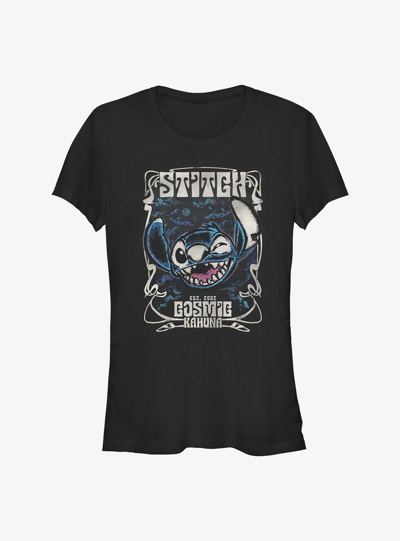 Lilo Stitch Cosmic Kahuna Girls T Shirt T Shirt Premium Print Daily Wear