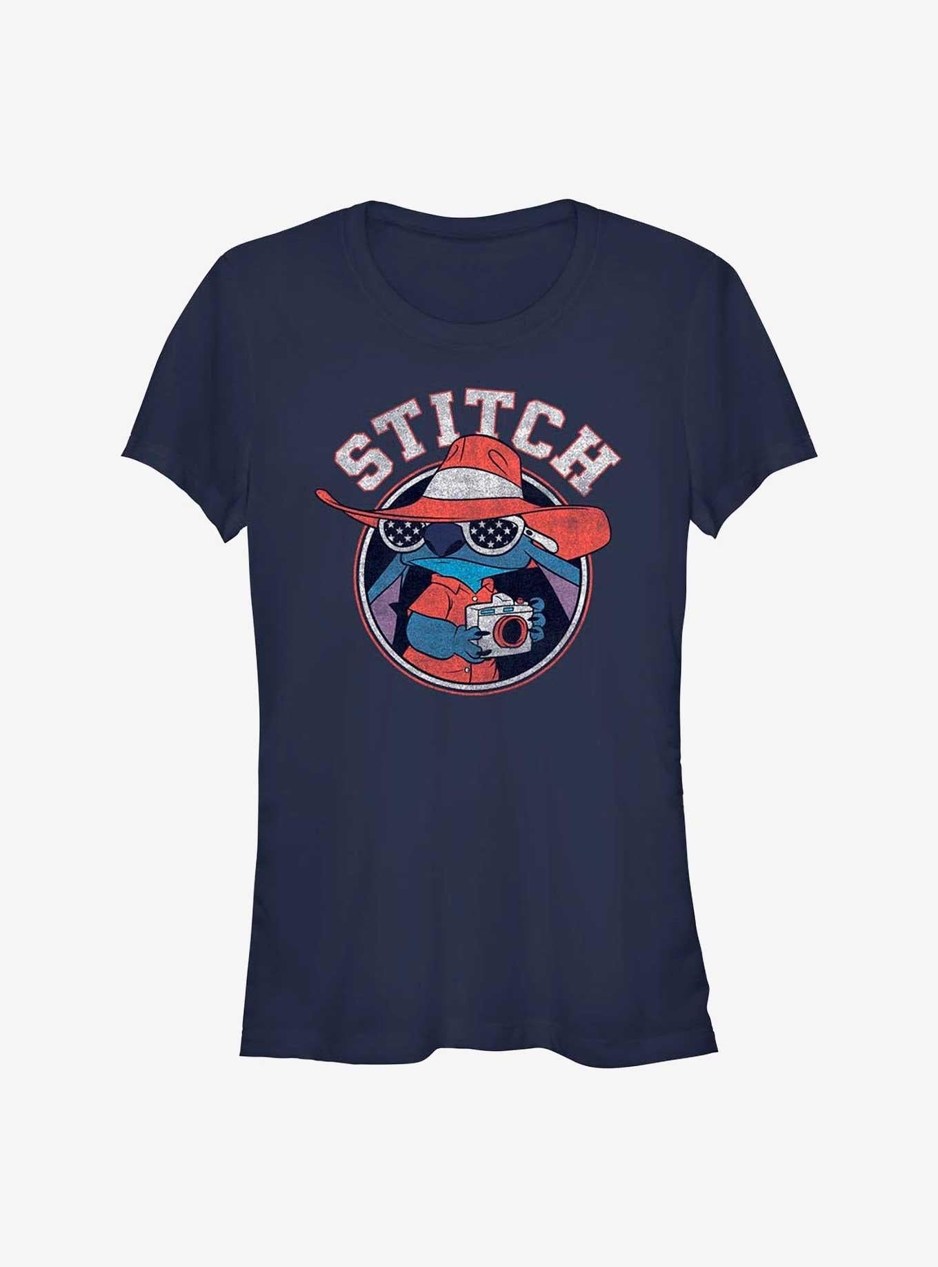 Lilo Stitch Tourist Stitch Girls T Shirt T Shirt Trending US Fan Art Style