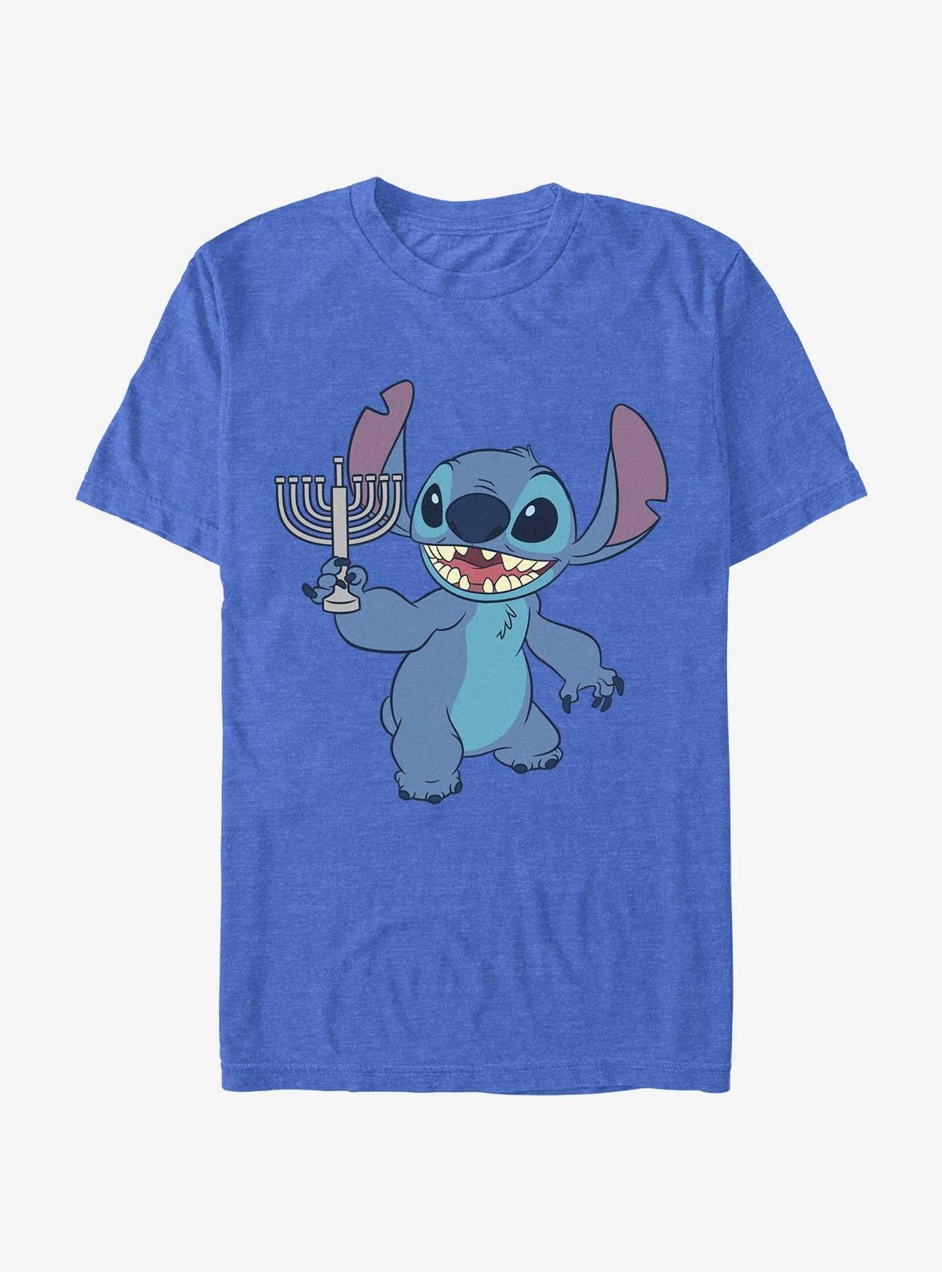 Lilo Stitch Hanukkah Menorah T Shirt T Shirt Trending US Fan Art Style